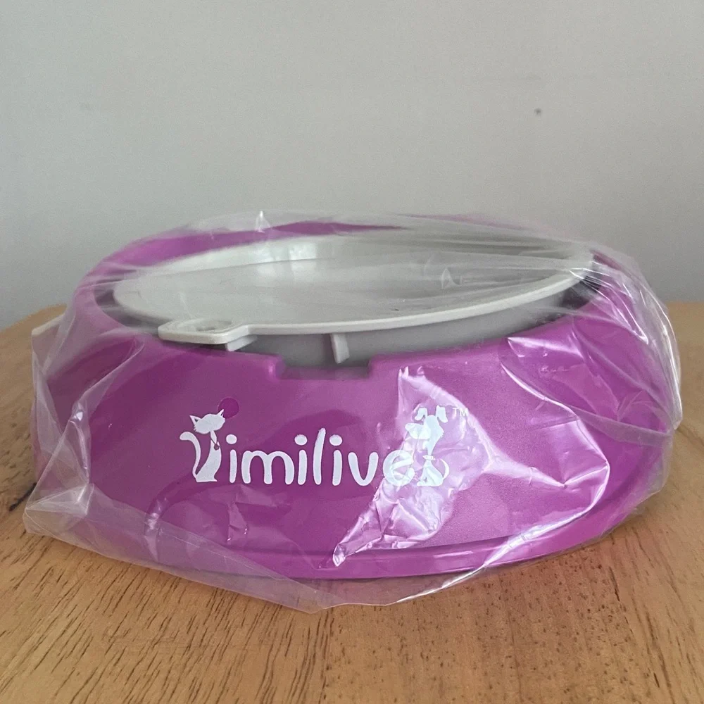 Violet Dog Feeding Bowl